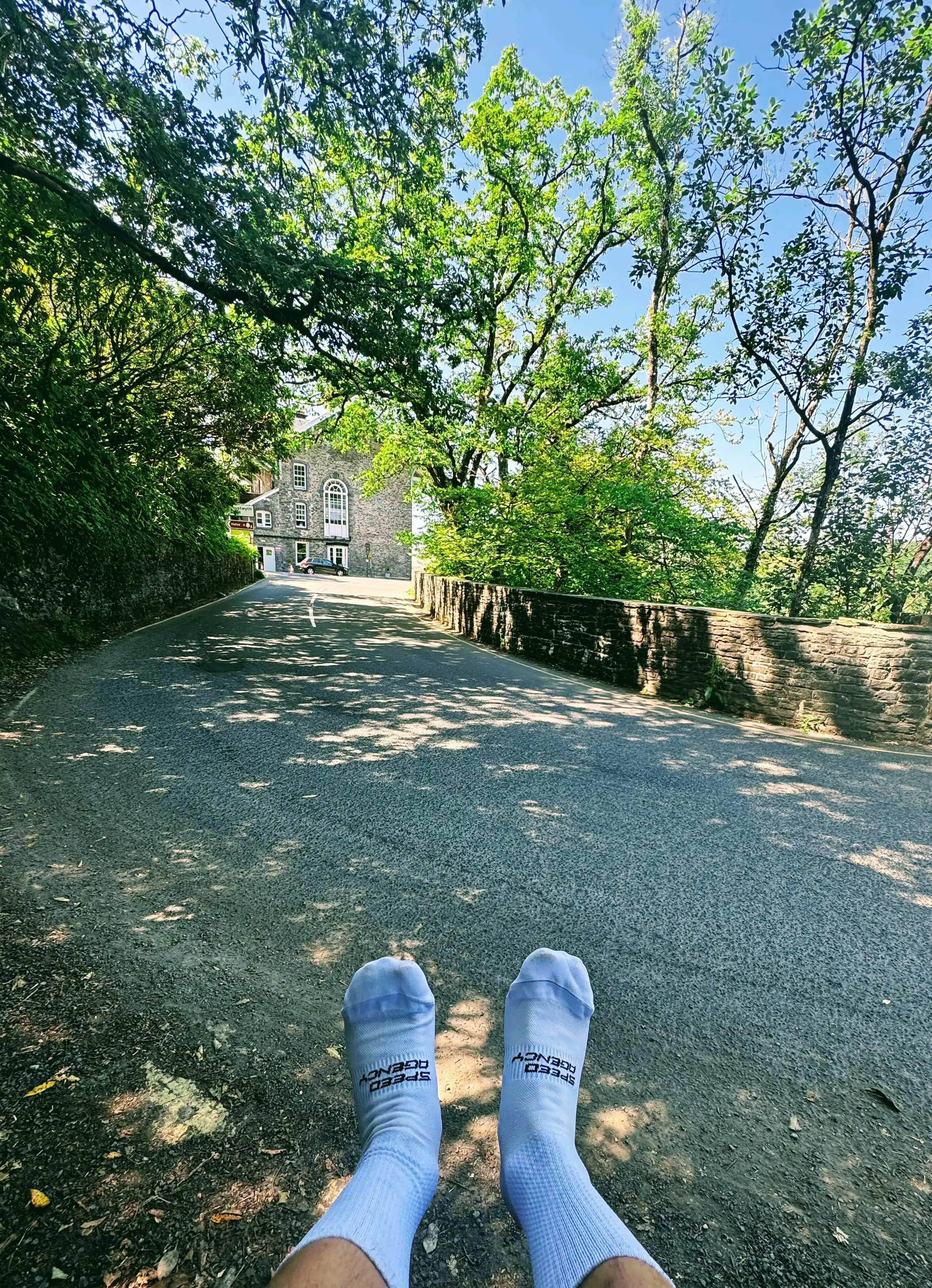 Resting at Devil's Bridge